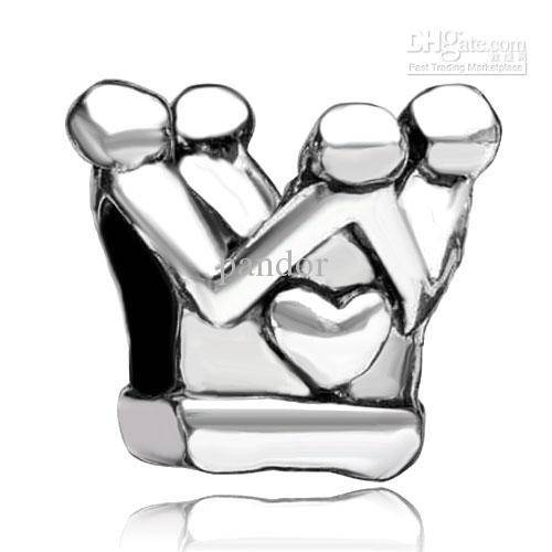 Pugster Royal King Crown Charm Fits Pandora