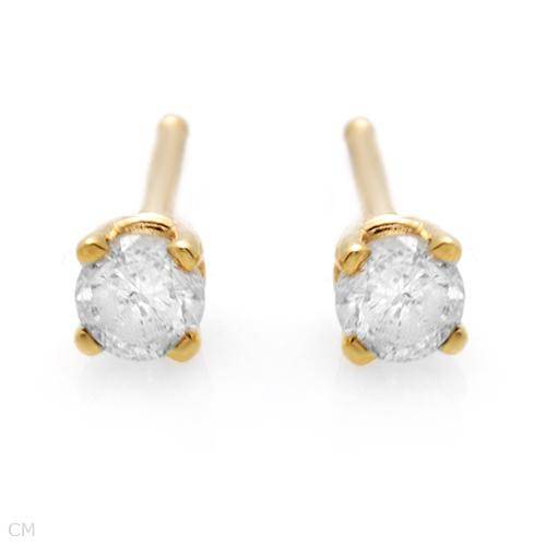 **R2 500.00**Fashionable Brand New Stud Earrings With Genuine Diamonds Made in 14K Yellow Gold