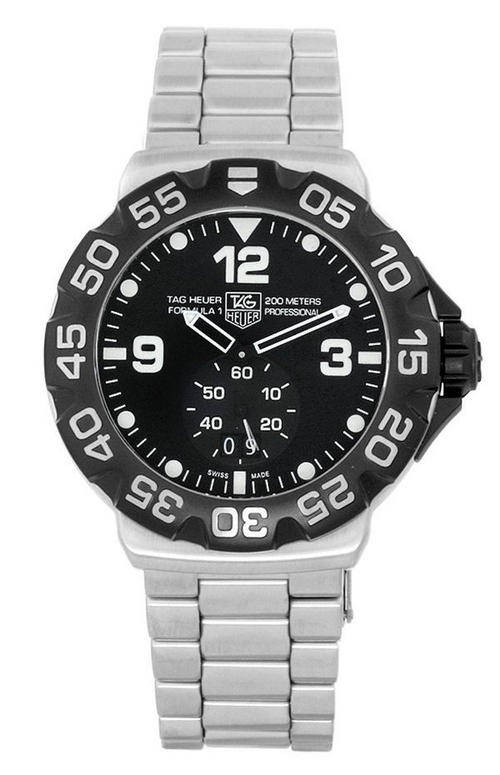 **R11 100.00**TAG Heuer Men's WAH1010.BA0854 Formula 1 Grande Date Black Dial Watch