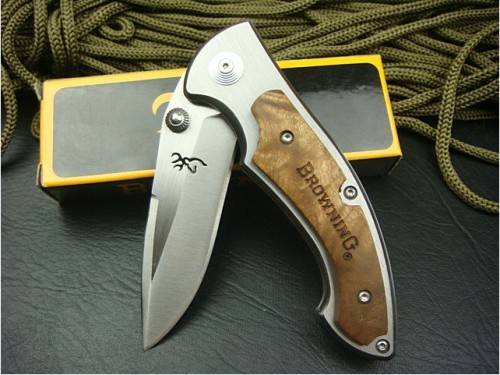 NEW BROWNING 337 HUNTING 440C ALL STEEL  FOLDING  KNIFE - 4 Available!!