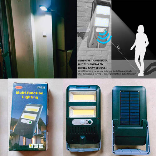 2020 JX-226-2COB SMD LED + solar panel + motion sensor - 5 Available!!