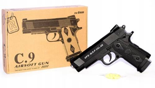 Airsoft BB Gun C.9 Cal-6mm