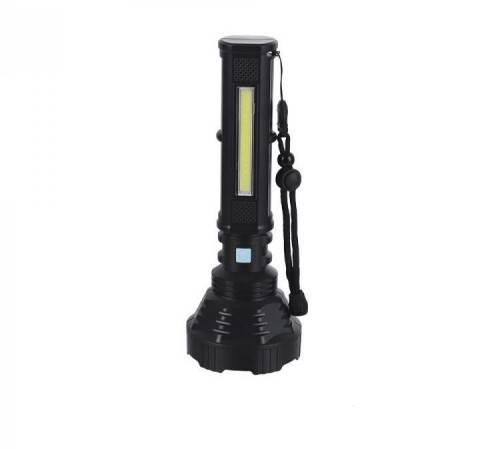 LED Flashlight with Solar Panel & USB - 20 Available