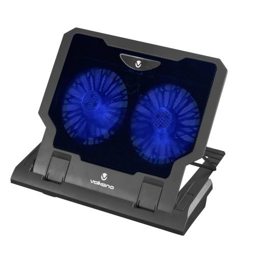 Volkano Glacier Series Upright Notebook Cooling Stand with Dual Fans