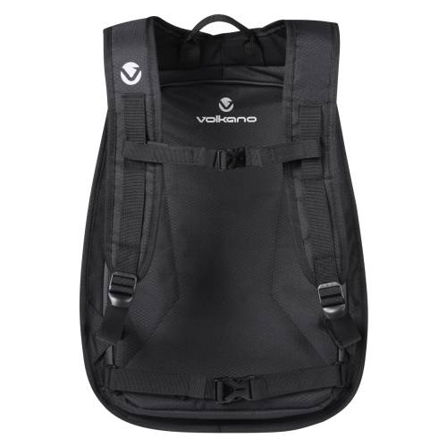 Volkano Ninja Series 14.1` Backpack in Black with Adjustable Chest Strap to reduce strain