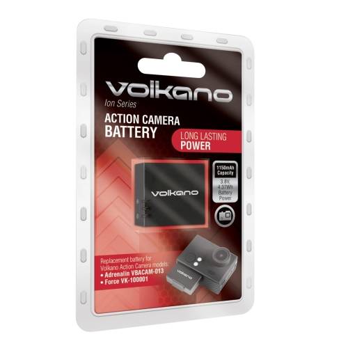 Volkano Ion series Action Camera Replacement Battery