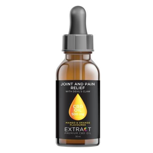 Extract Premium CBD Oil - Joint and Pain Relief - 500mg - 30ml