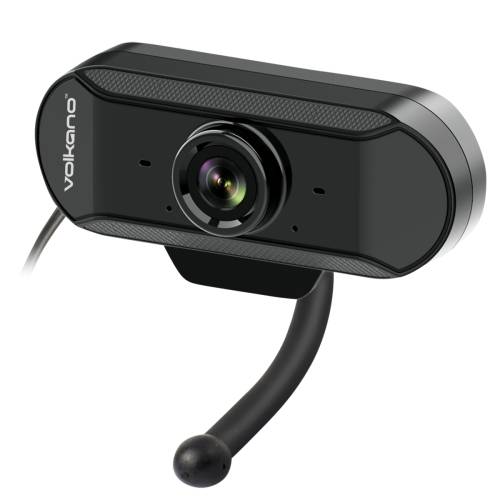 Volkano Zoom 640P Series USB Webcam with Built-in Microphone and Noise Reduction