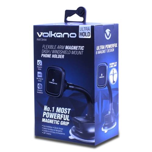 Volkano Hold Series Magnetic Flexi Dash Phone Holder