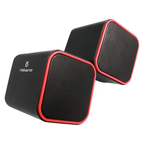 Volkano Diamond Series USB Speakers - Red