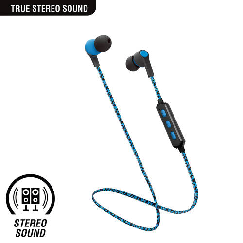 Volkano Moda Series Bluetooth Earphones - Blue