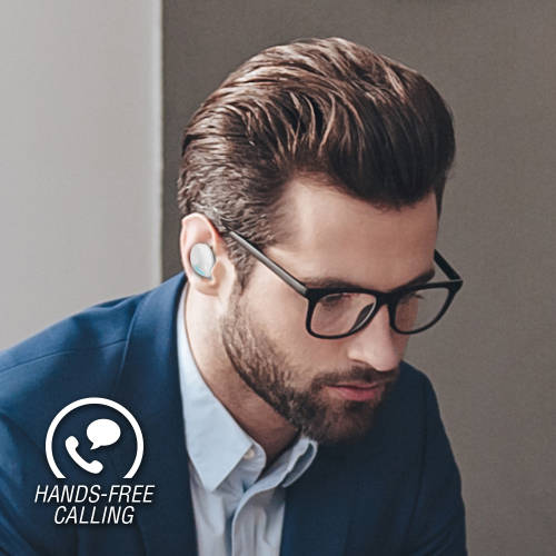 Volkano Pico 2.0 Series True Wireless Bluetooth Earbuds - White