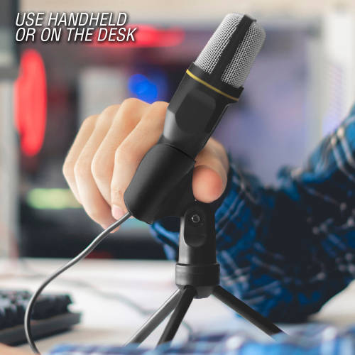 Volkano Stream Media Series 3.5mm Desktop Microphone