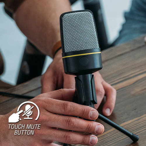 Volkano Stream Media Series 3.5mm Desktop Microphone