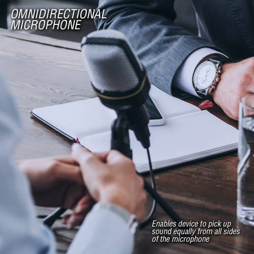 Volkano Stream Media Series 3.5mm Desktop Microphone