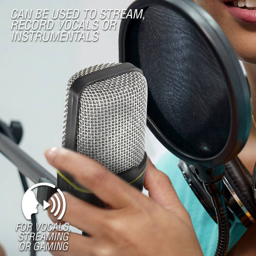 Volkano Stream Media Series 3.5mm Desktop Microphone