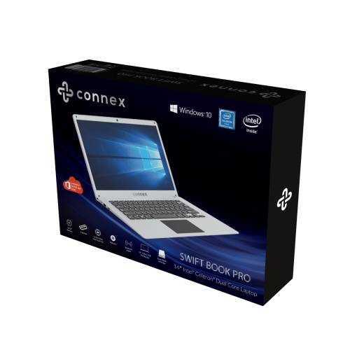 Connex Swiftbook Pro 14.1` Intel Celeron N3350 Dual Core Laptop