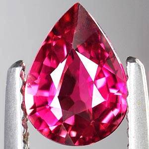 1.01ct VIVID PINK TOURMALINE PEAR- Superb piece from Nigeria!