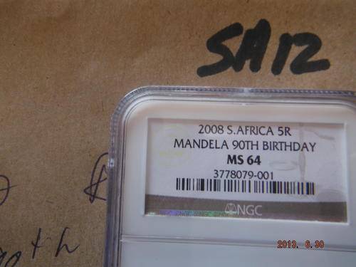 2008 SA R5-00 MANDELA 90th BIRTHDAY