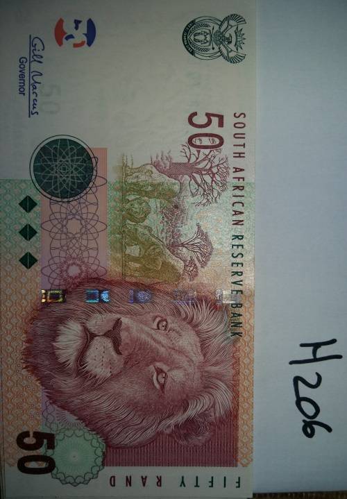 9X UNC R50 BANKNOTES GILL MARCUS