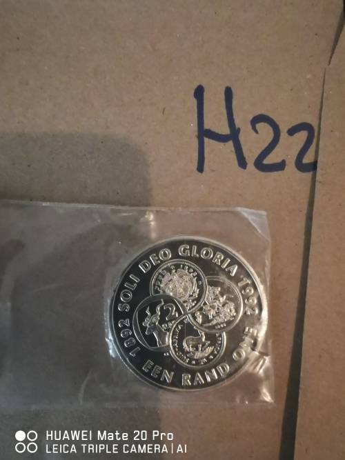 1992 SOLI DEO GLORIA- - - SA Silver - UNC R1