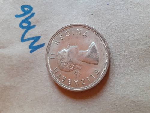 1956  SA UNION 5 SHILLING/ CROWN