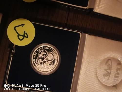 1992 SA SILVERR1 PROOF INSAM BOX DEO GLORIA