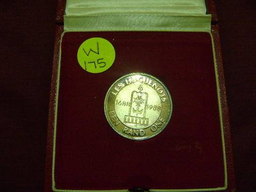 1688-1988 HUGENOTE R1 SILVER PROOF IN SAM BOX