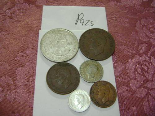 1941 SA UNION COIN SET X6 COINS