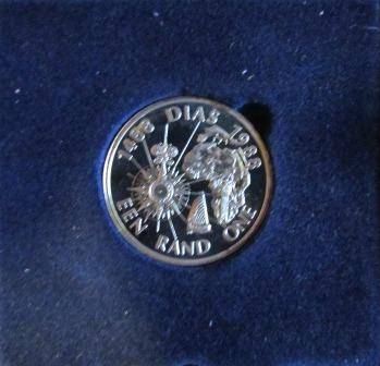 PROTEA SERIES - 1988 PROOF DIAS - IN SAM BOX