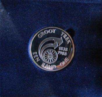 PROTEA SERIES - 1988 PROOF GROOT TREK - IN SAM BOX