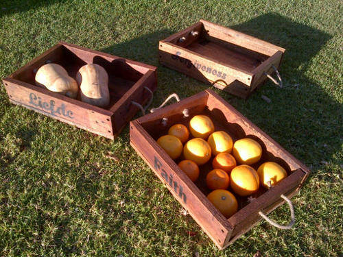 Wood crates dark oak 400mm x 250mm