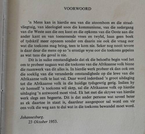 Het die Afrikaanse Volk `n toekoms? deur G.D.Scholtz