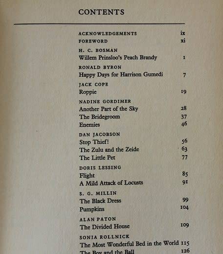 Short Stories from Southern Africa by Nadine Gordimer