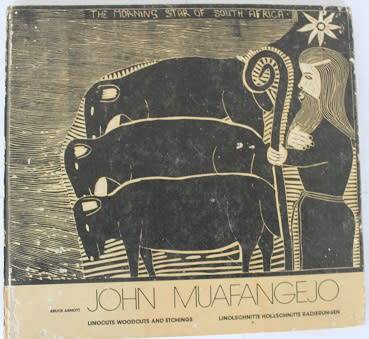 John Muafangejo-Linocuts Woodcuts and Etchings--Bruce Arnott-Signed.