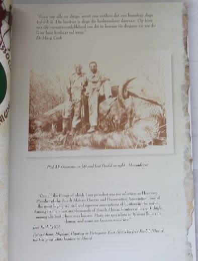 SA Jagters-en Wildbewaringsvereniging/SA Hunters and conservation ass. 50 jaar Gedenkuitgawe.