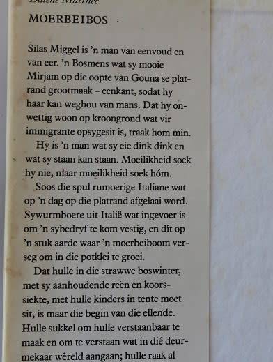 Moerbeibos deur Dalene Matthee