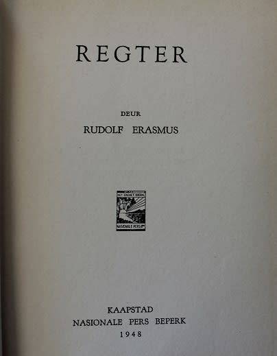 Regter deur Rudolf Erasmus