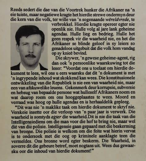 Volksverraad deur adv.P.J. Pretorius