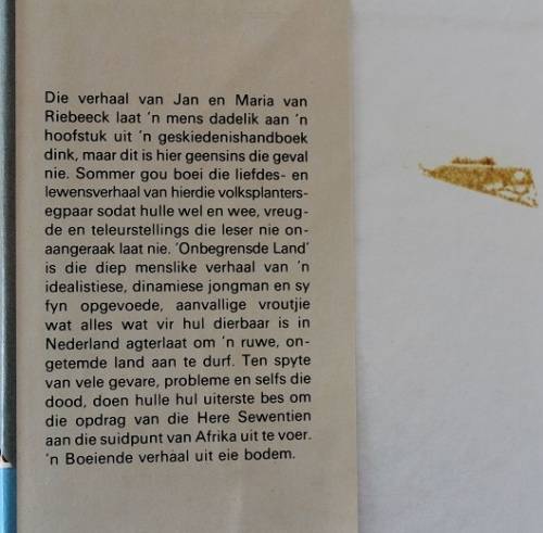 Onbegrensde Land deur Marie van der Merwe