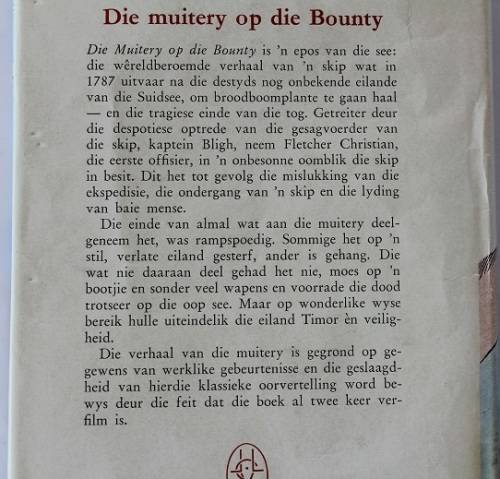 Die Muitery op die Bounty deur Nordhoff en Hall