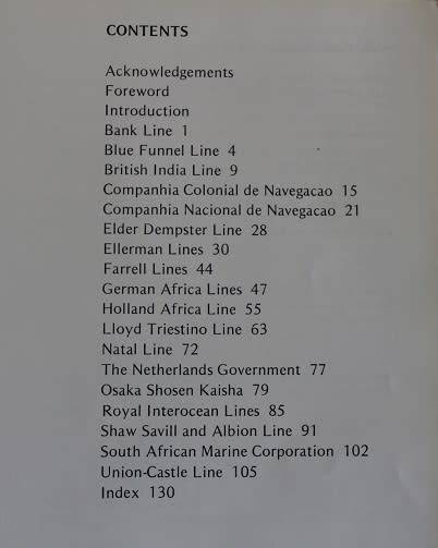 In South African Waters- Passenger liners since 1930 by D Hughes & P. Humphries