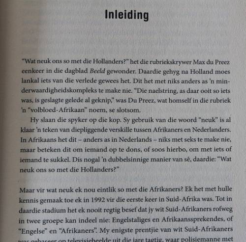 Rigting bedonnerd deur Fred de Vries. Op die spoor van die Afrikaner post-94