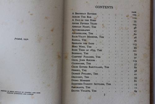The voice of the Veldt by Owen R. Thompson. Poems of South Africa