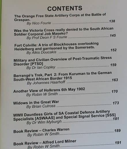 2 x Mlitary History Journals/ Krygshistoriese Tydskrifte