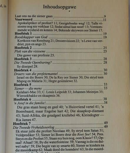 Siener van Rensburg. Boodskapper van God deur Adriaan Snyman.