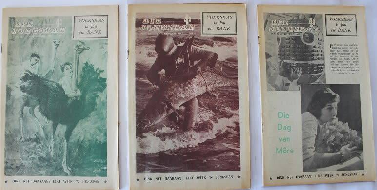 3 X Jongspan Tydskrifte- 4 Feb, 11 Feb en 18 Feb. 1963