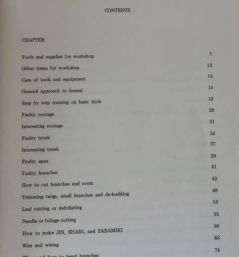 Bonsai Techniques by John Yoshio Naka. Signed !