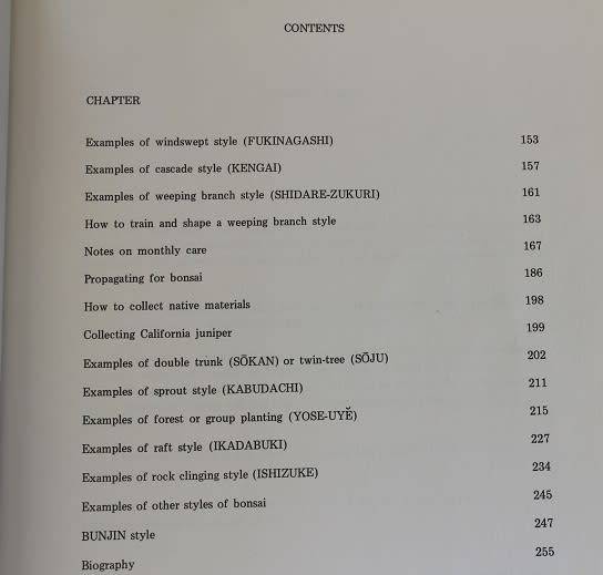 Bonsai Techniques by John Yoshio Naka. Signed !