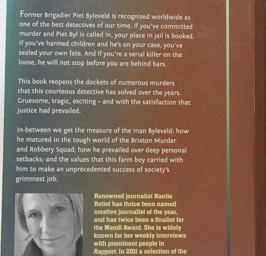 Byleveld by Hanlie Retief. Dossier of a serial sleuth.